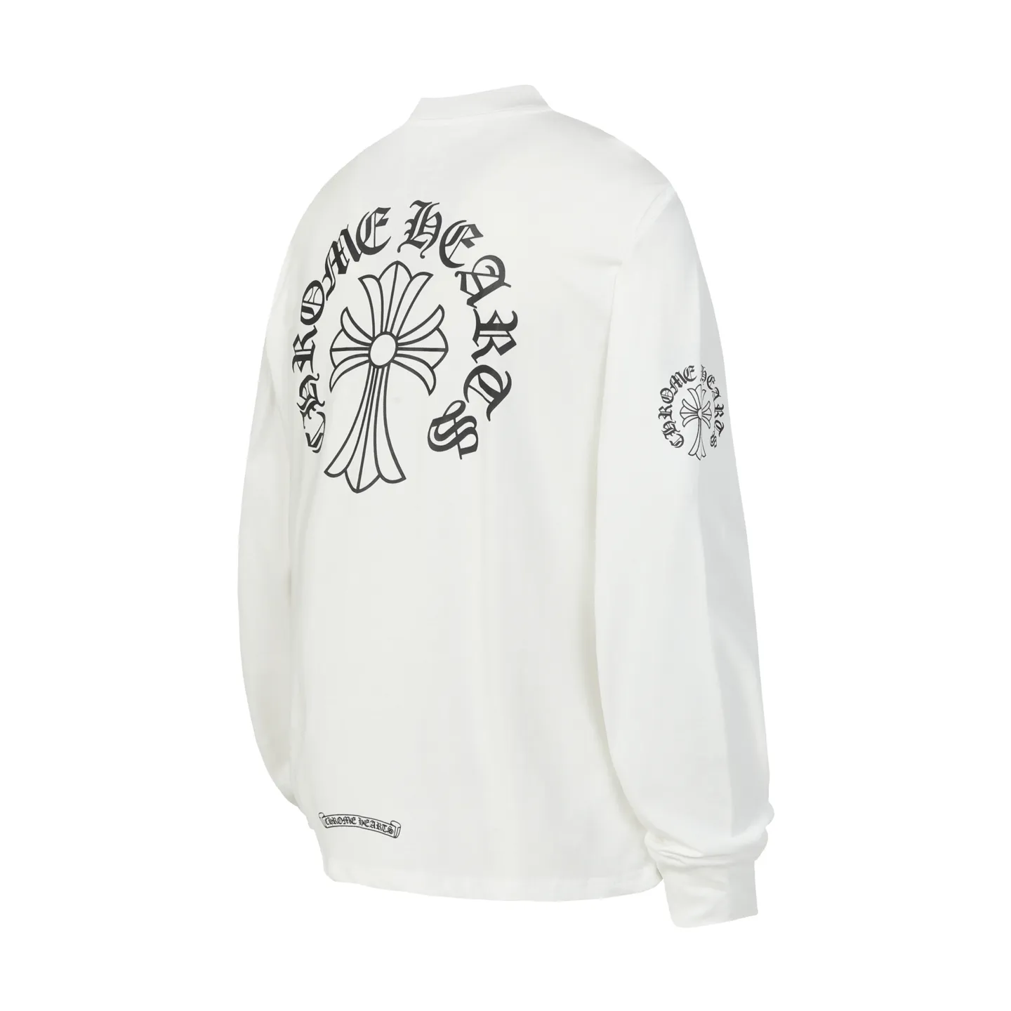 P150 cross-border model, please do not place an order if you pursue perfection -Chrome Hearts/Chrome Hearts 23ss cross✝️Sanskrit printed popular long-sleeved T-shirt -High weight, high density and high quality, soft, delicate and skin-friendly wool, soft and silky to the touch, excellent warmth and skin-friendly properties -Customized weaving and dyeing, no color difference, no matter the fabric or workmanship details, beat the ordinary version on the market -Colour: black white -Size: S M L XL